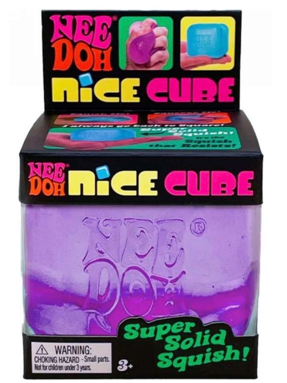 Nee Doh Nice Cube - Super Solid Squish PURPLE
B3G1 mystery squishy free